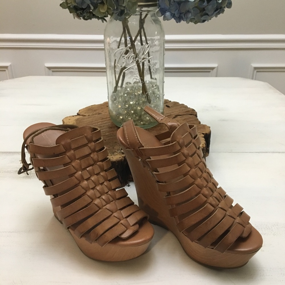 Light Brown/Tan Wedges